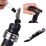 Wine opener with accessories