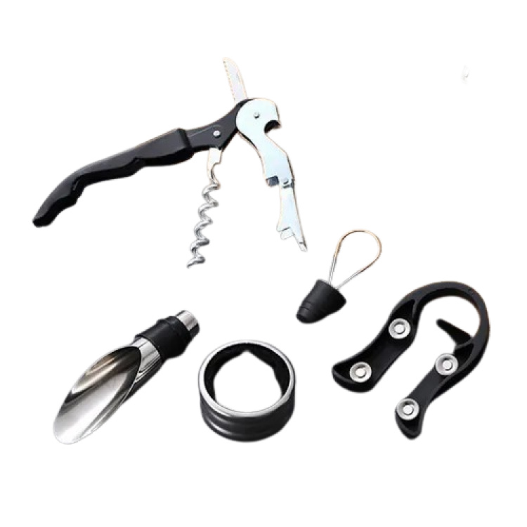 Kit tool for wine, 5 accessories Kit tool for wine, 5 accessories