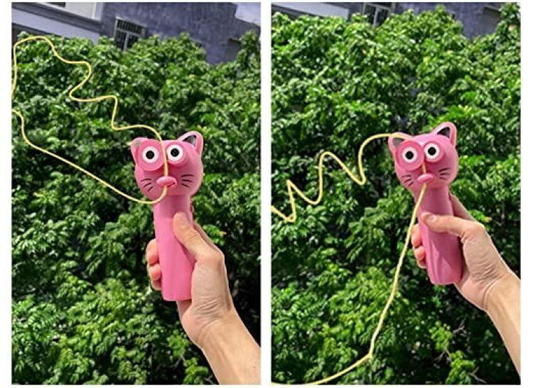 Rope throwing toy for children (pink)