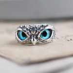 Ring in Zinc Alloy, Owl