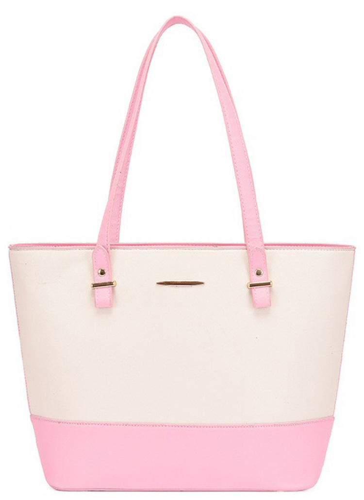 Handbags, Beige Pink with Gold Details Handbags, Beige Pink with Gold Details