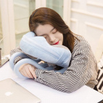 2-in-1 Neck Pillow with Tablet & Phone Support, Pink 2-in-1 Neck Pillow with Tablet & Phone Support, Pink