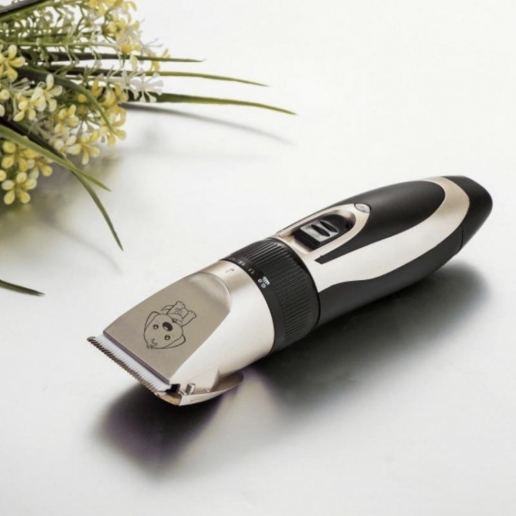Rechargeable Fur Trimmer for Animals, Gold