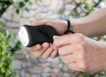 Hand-powered LED flashlight, Black