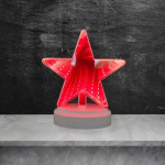 LED lamp Star, Red LED lamp Star, Red
