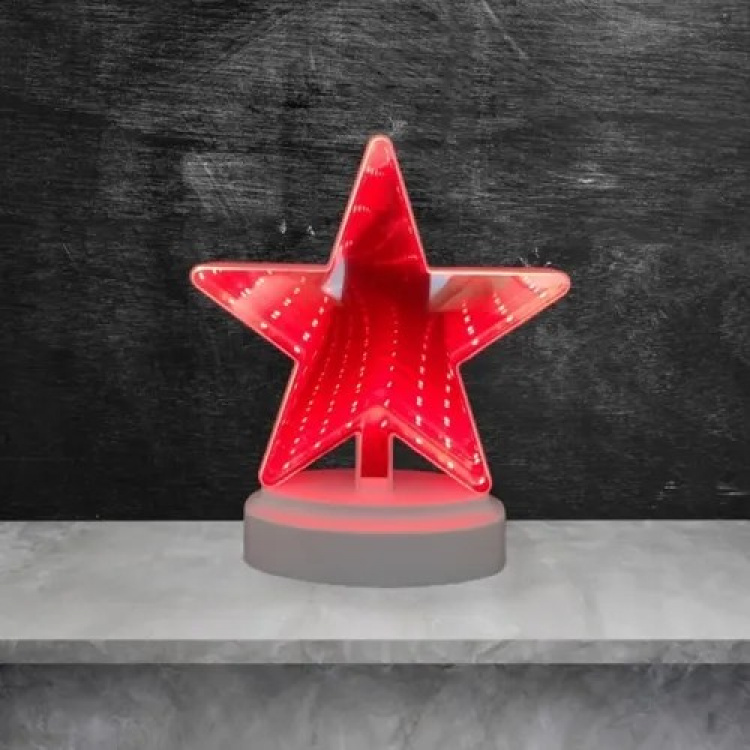 LED lamp Star, Red LED lamp Star, Red