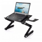 Multifunctional Laptop Desk with Built-in Cooling Fans, Black Multifunctional Laptop Desk with Built-in Cooling Fans, Black