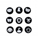 Animal Button Caps for Joysticks for PS5/PS4, Xbox Series X, 9 pieces Animal Button Caps for Joysticks for PS5/PS4, Xbox Series X, 9 pieces