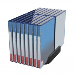 Game holder for PS5/PS4/PS3 & Xbox Series X/S/One/360, Black Game holder for PS5/PS4/PS3 & Xbox Series X/S/One/360, Black