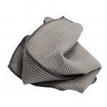 Microfiber cloth for car care, Grey