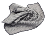 Microfiber cloth for car care, Grey