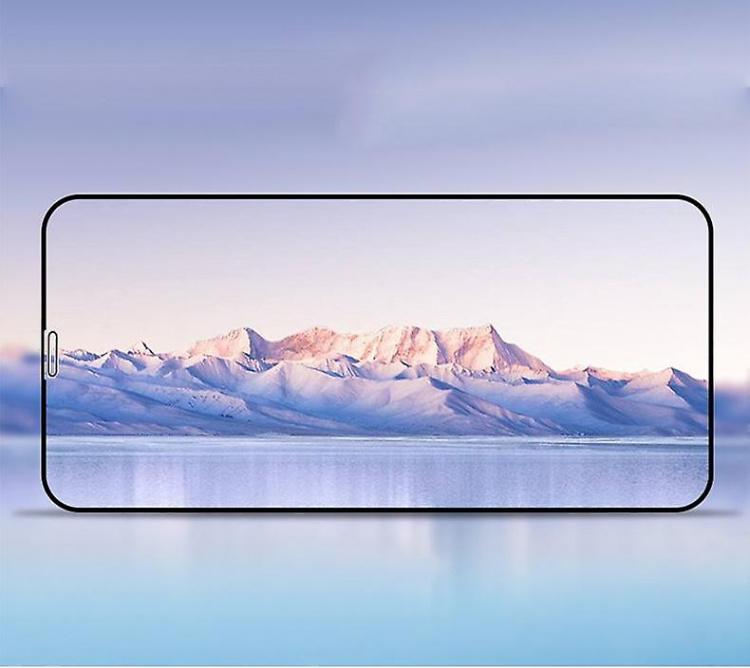 2-Pack iPhone 14 Plus Screen Protector in 9H Tempered glass, Black frame 2-Pack iPhone 14 Plus Screen Protector in 9H Tempered glass, Black frame