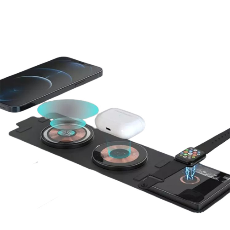 Magnetic wireless charger 3 in 1 for iPhone 14, iWatch, Airpods Magnetic wireless charger 3 in 1 for iPhone 14, iWatch, Airpods