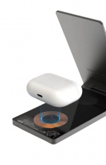 Foldable and Wireless Charger for Smartphone, iWatch, Airpods