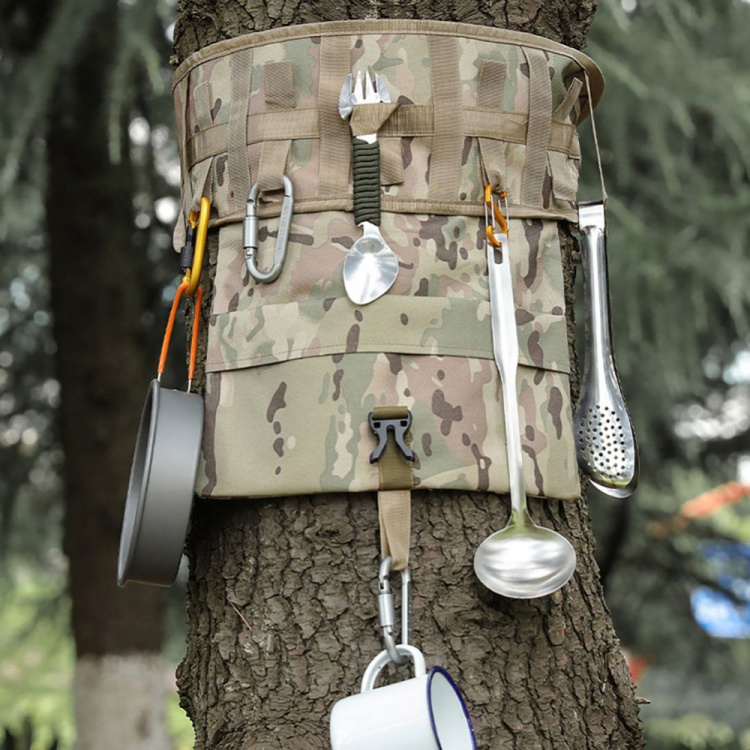 Storage bag for camping, Camouflage