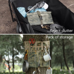 Storage bag for camping, Camouflage