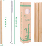 Reusable and Environmentally Friendly Bamboo Straws 12mm, 100 pcs Reusable and Environmentally Friendly Bamboo Straws 12mm, 100 pcs