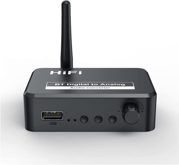 Bluetooth audio converter, Digital to Analog Bluetooth audio converter, Digital to Analog