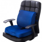 Lumbar support for office chair, Blue Lumbar support for office chair, Blue