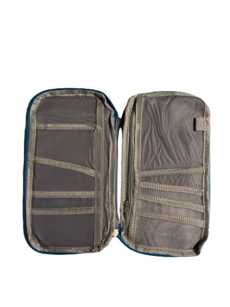 Travel wallet for passport and travel documents, Blue Travel wallet for passport and travel documents, Blue