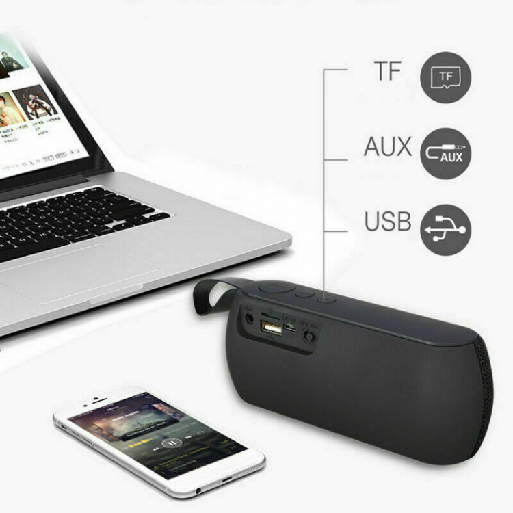 Q106 Wireless Speaker, Bluetooth, USB, Red Q106 Wireless Speaker, Bluetooth, USB, Red