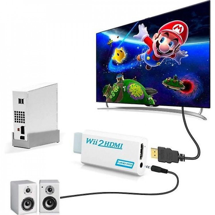 HDMI adapter for Nintendo Wii - full HD 1080p