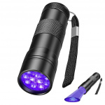 Flashlight 12 pcs LED, UV light