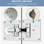 Hinge repair plate 2-pack Hinge repair plate 2-pack