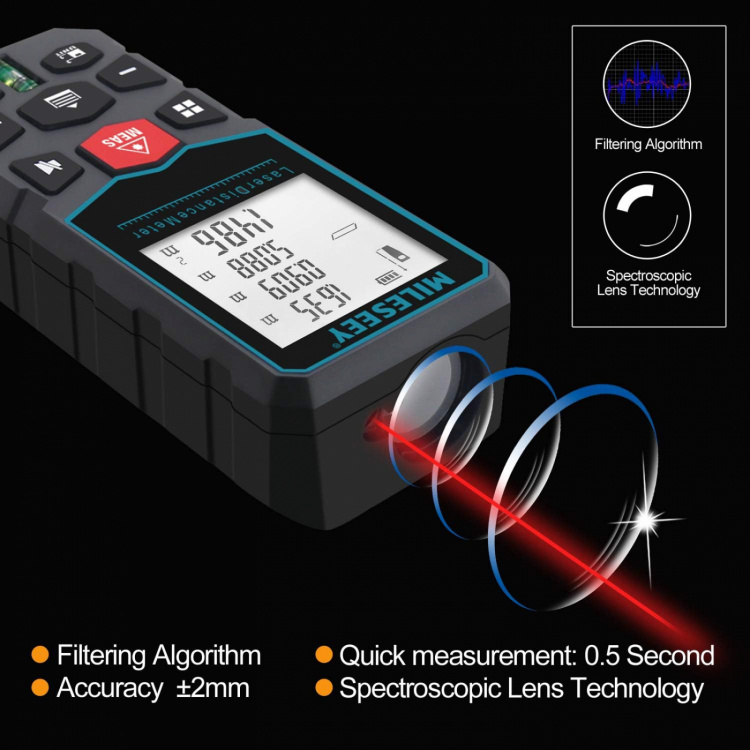Laser distance meter 40m