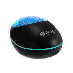 Lucky Stone Ocean LED Projection Lamp with Remote Control, Black Lucky Stone Ocean LED Projection Lamp with Remote Control, Black