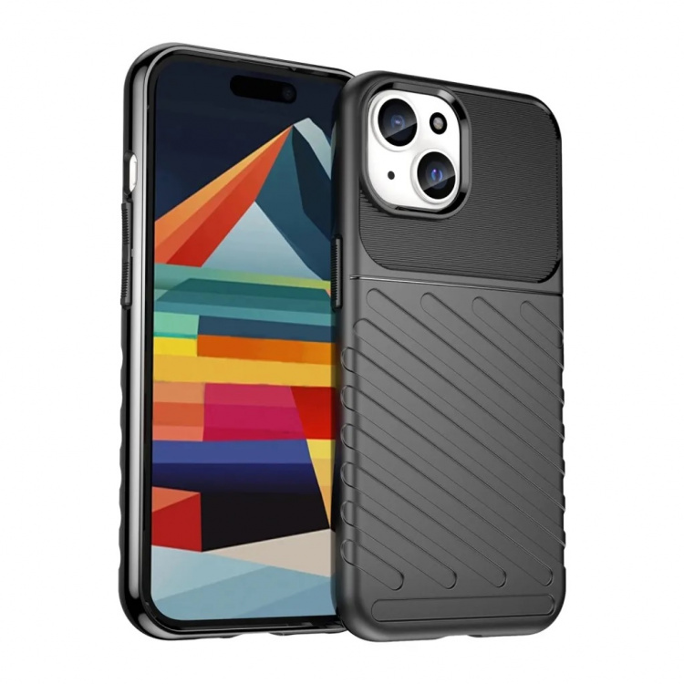 TPU Mobile Case for iPhone 16 Pro, Black