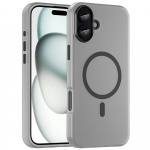 Semi-transparent case with MagSafe for iPhone 16, Black Semi-transparent case with MagSafe for iPhone 16, Black