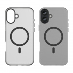 Semi-transparent case with MagSafe for iPhone 16, Black Semi-transparent case with MagSafe for iPhone 16, Black