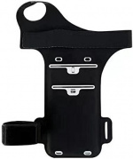 Universal Sport Wristband with Finger Hole, Black