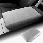 Armrest Cover for Tesla Model 3 & Y, Light Gray