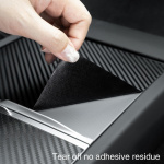 Center console stickers for Tesla Model 3 Highland, Carbon fiber