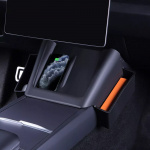 Center console cover with storage for Tesla Model 3