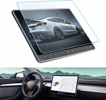 Tesla Model Y display cover in tempered glass Tesla Model Y display cover in tempered glass