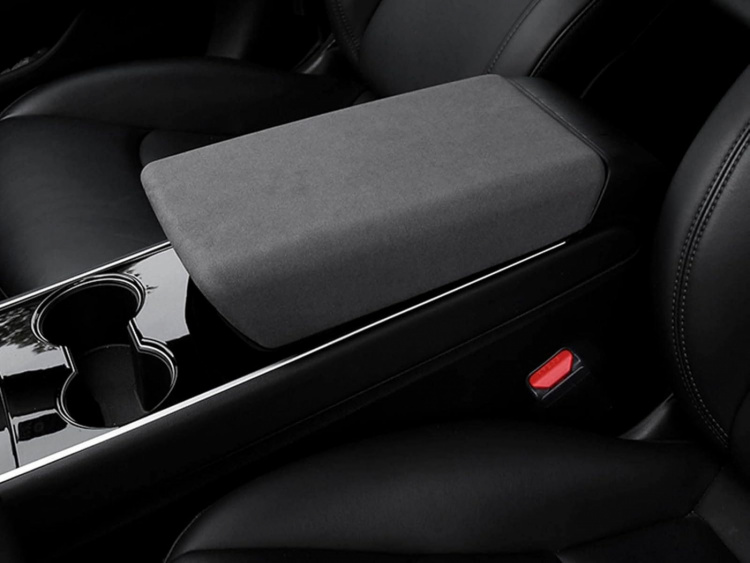 Armrest cover for Tesla Model 3 & Y, Black