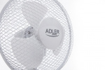 Adler AD 7302 table fan, 60W, 23 cm, white