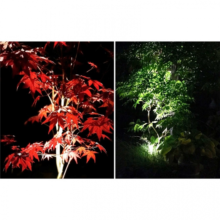 LightsOn Optica trädgårdsspot Aluminium