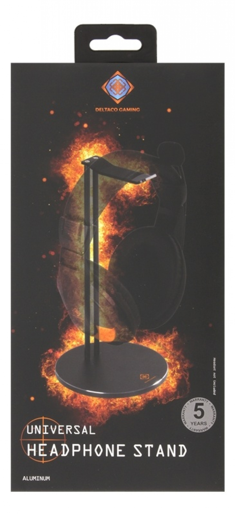 DELTACO GAMING Headphone holder black