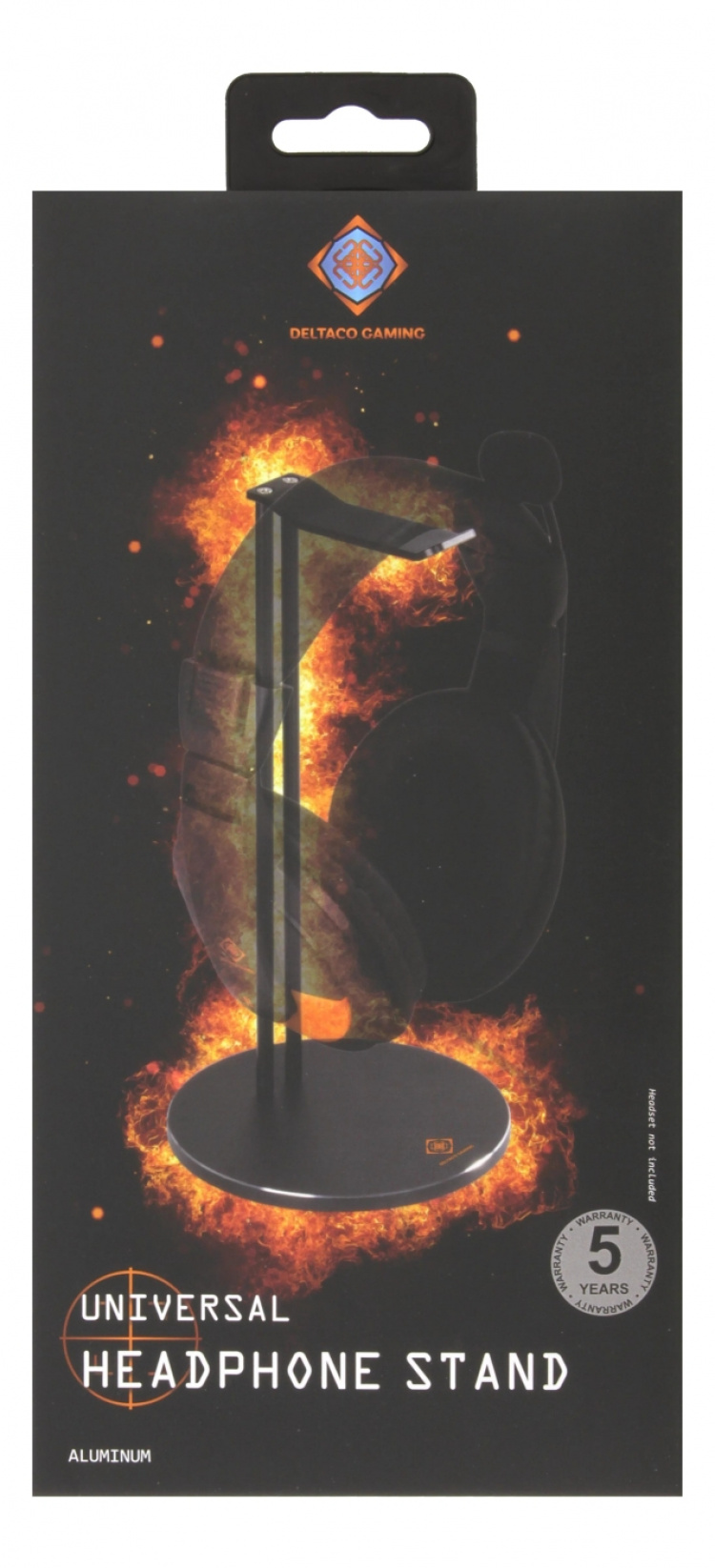 DELTACO GAMING Headphone holder black