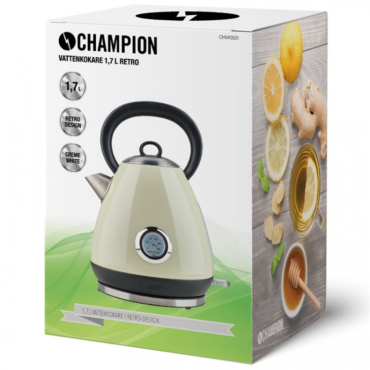 Champion Kettle Retro 1,7L VK320 White