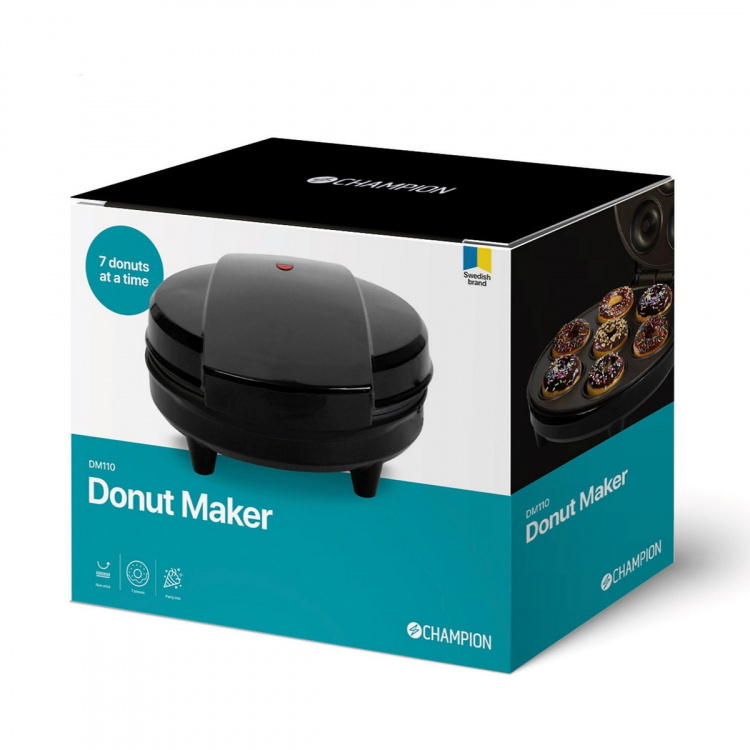 Champion Donut Maker 7 Donuts 700W DM110 Black