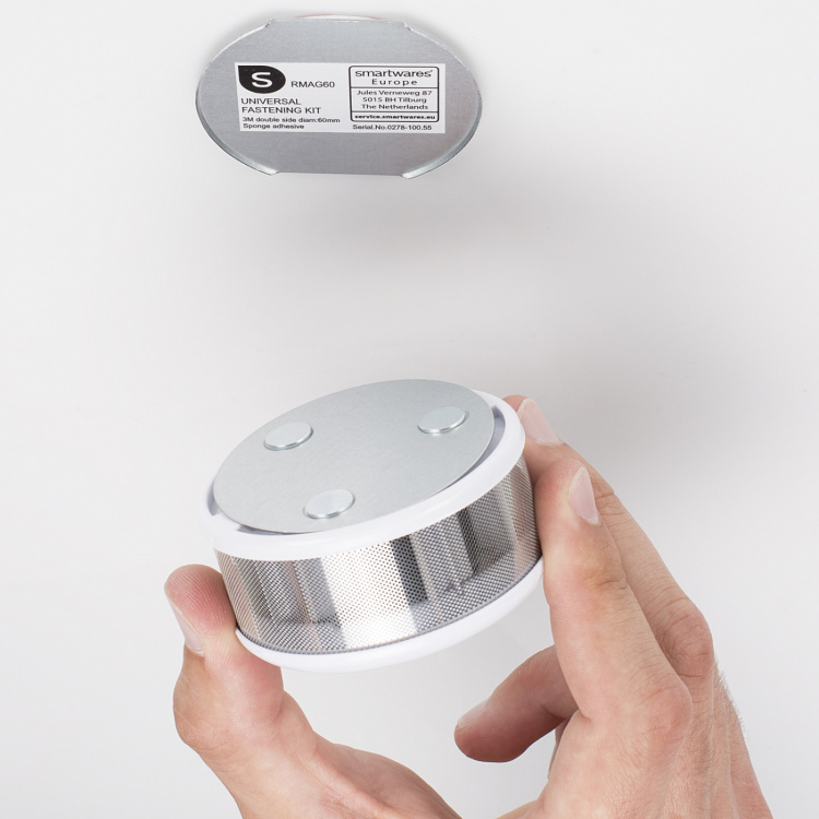 Smartwares Magnetfäste Brandvarnare 7cm+