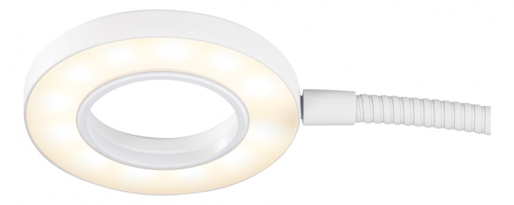 DELTACO 3-IN-1 Selfie Ring Lamp With Phone and Microphone holder, whit