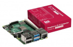 Raspberry Pi 4 Model B, 4 GB RAM, USB-C, dual Micro HDMI