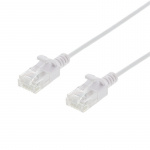 DELTACO Ultra Slim U/UTP Cat.6 patch cable, OD:2.6mm, 0.5m, white DELTACO Ultra Slim U/UTP Cat.6 patch cable, OD:2.6mm, 0.5m, white