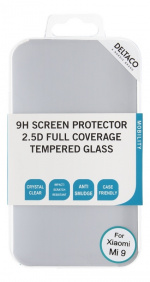 DELTACO screen protector , Xiaomi Mi 9, 2.5D full coverage glass DELTACO screen protector , Xiaomi Mi 9, 2.5D full coverage glass